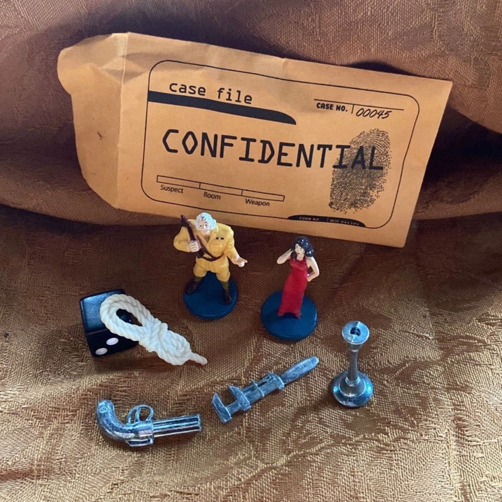 Clue game pieces